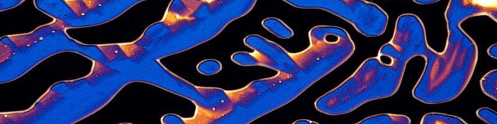 Microscopic phase-separation pattern